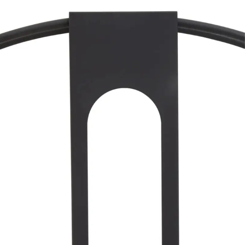 REGINA STUDIO Kitty Black Dual Ring Statement Wall Clock, Ø 107 cm