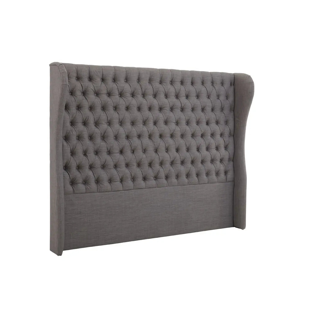 REGINA STUDIO Louis Grey Tufted KING SIZE Headboard