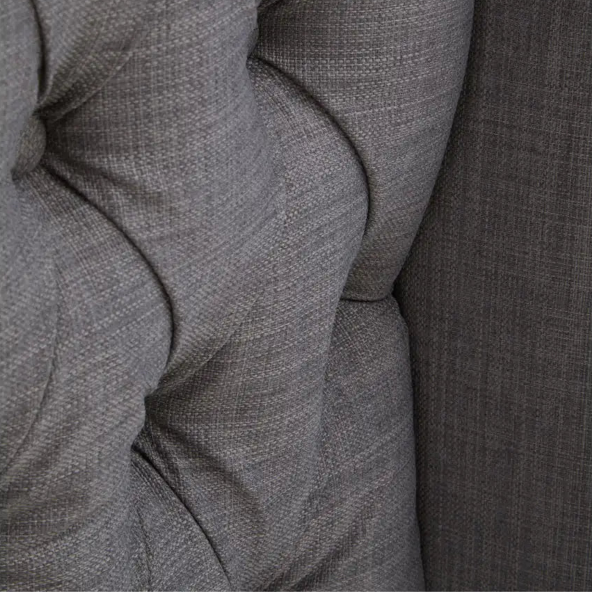 REGINA STUDIO Louis Grey Tufted KING SIZE Headboard