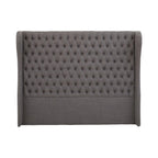 REGINA STUDIO Louis Grey Tufted KING SIZE Headboard