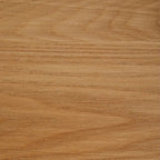REGINA STUDIO Louis Natural Oak and Birch Coffee Table with White Base