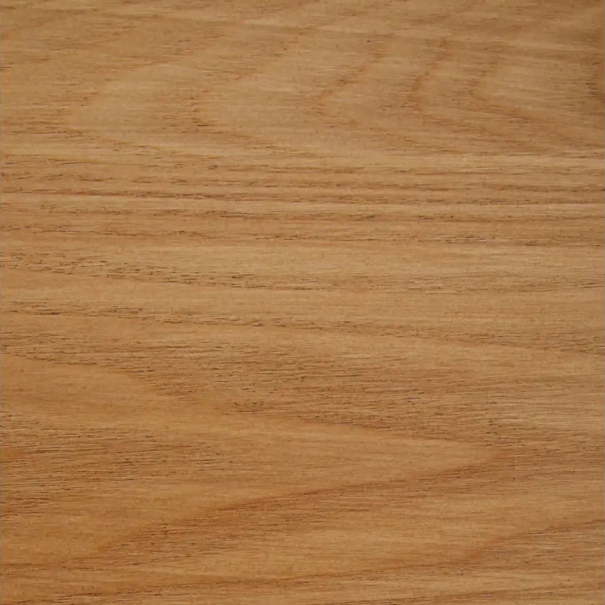 REGINA STUDIO Louis Natural Oak and Birch Coffee Table with White Base