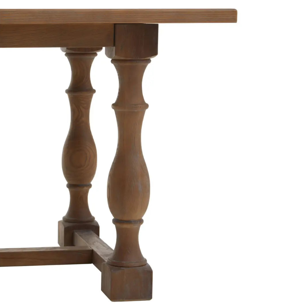 REGINA STUDIO Louis Rectangular Dining Table in Solid Oak