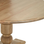 REGINA STUDIO Louis Round Dining Table in Solid Light Oak