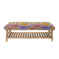 VOYAGE MAISON Idalia Fuchsia Rupert Wooden Bench, 138 cm - Regina Luxury Interiors