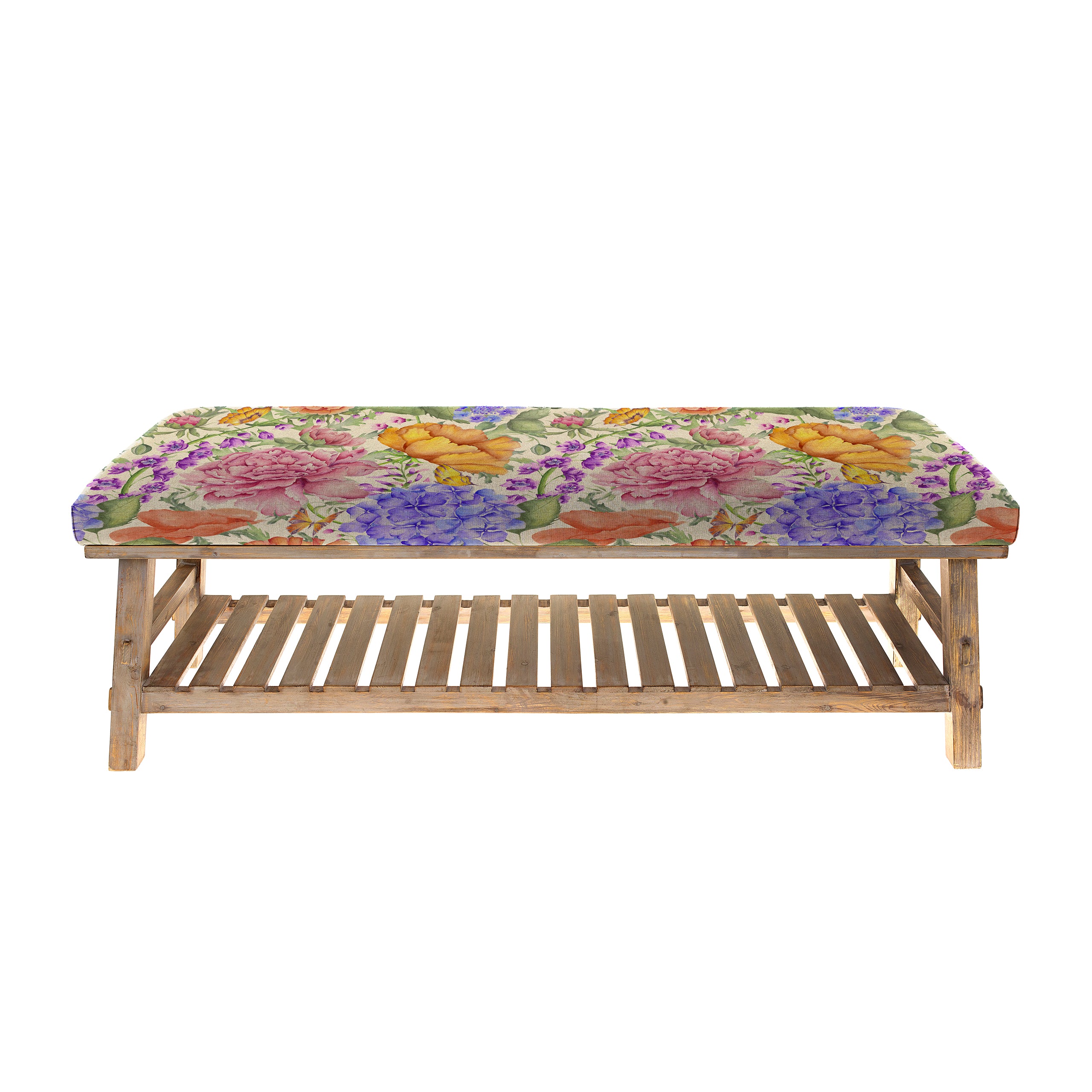 VOYAGE MAISON Idalia Fuchsia Rupert Wooden Bench, 138 cm - Regina Luxury Interiors