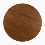 TRAMPOLINE Henry Mango Wood Dining Table, Ø120x76 cm