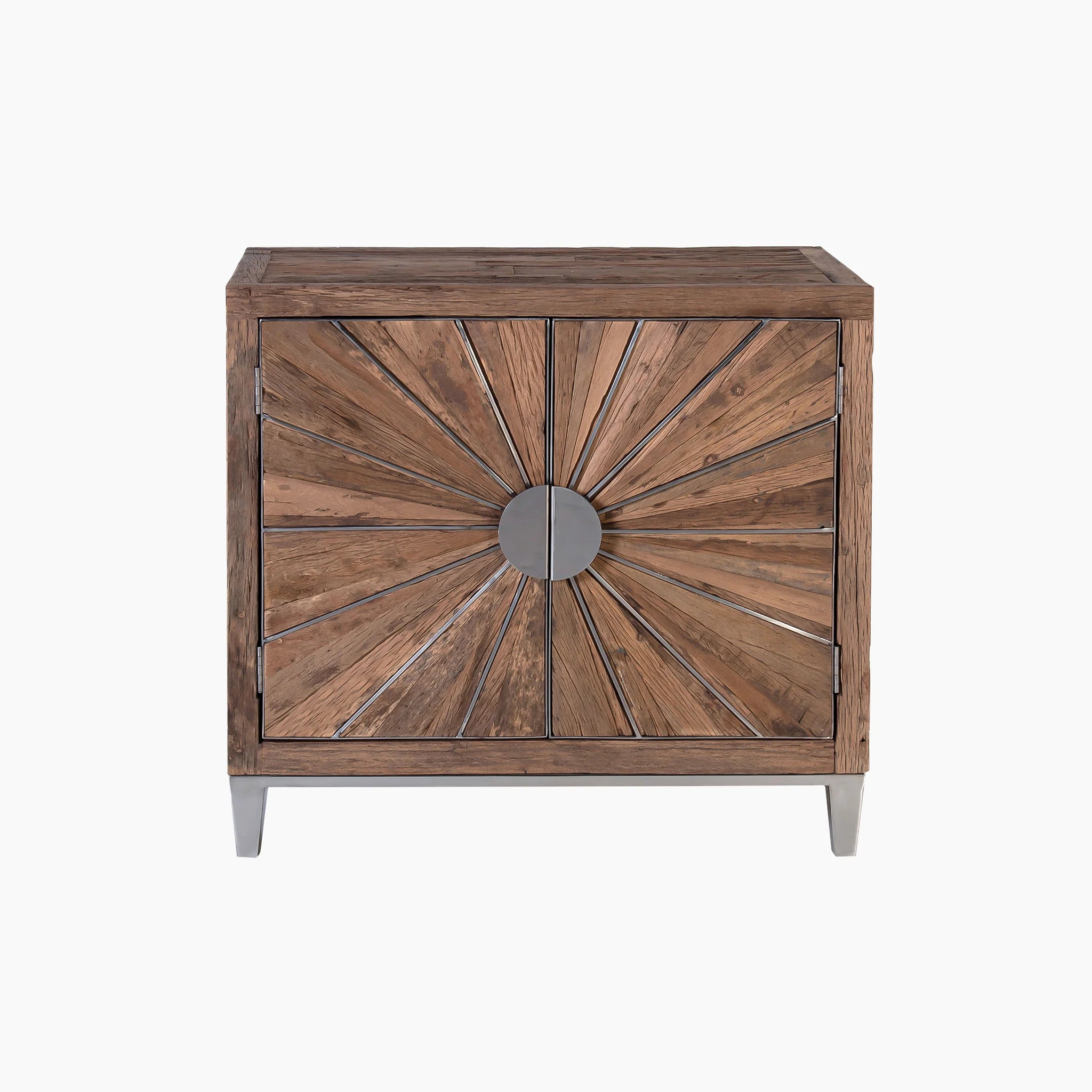 TRAMPOLINE Mode Rustic Reclaimed Wood Two-Door Sideboard/Cabinet