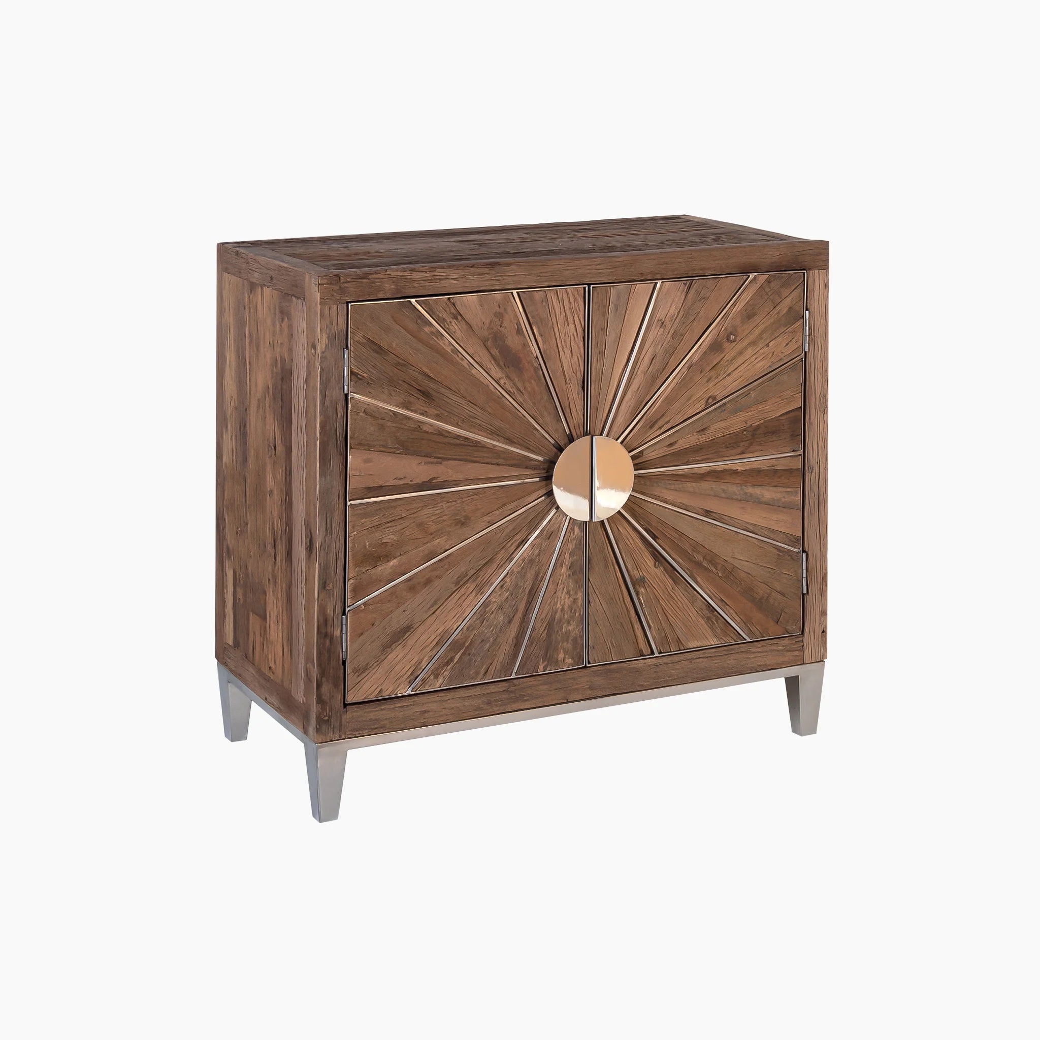 TRAMPOLINE Mode Rustic Reclaimed Wood Two-Door Sideboard/Cabinet