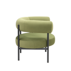 TWENTY10 DESIGNS Eclipse Eco-Friendly Occasional Chair in Olive Green, 82 x 68 x 66 cm