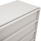 TWENTY10 DESIGNS Everyday Living Collection Albion 4-Drawer Chest of Drawers, Stone, 80 x 45 x 80 cm