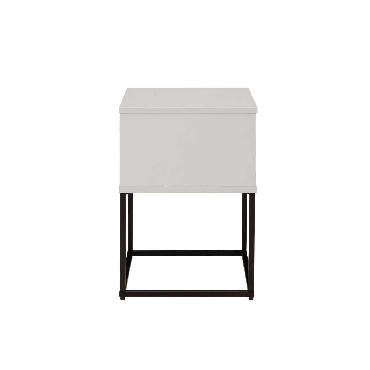 TWENTY10 DESIGNS Everyday Living Collection Albion Single Drawer Bedside Table, Stone Finish