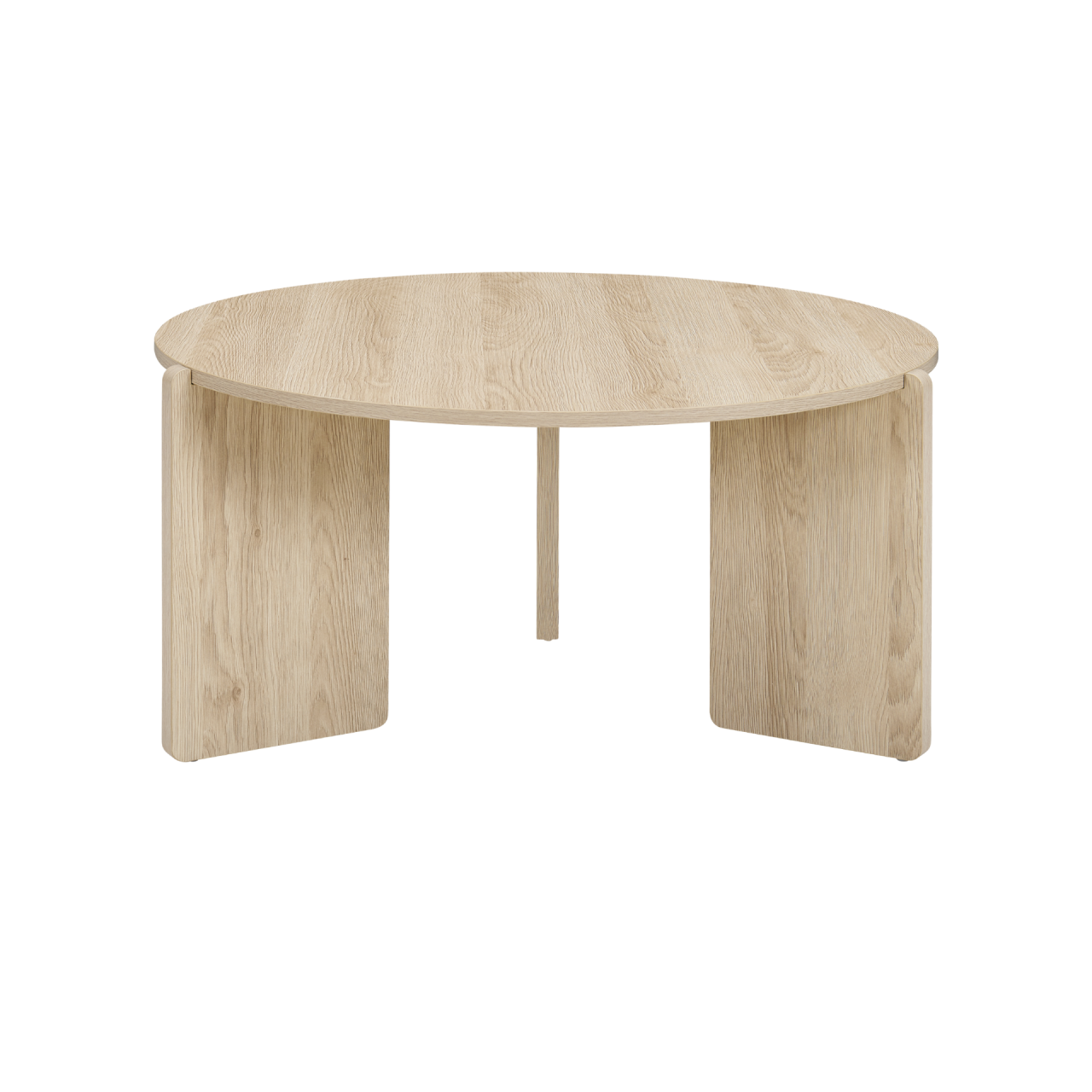 TWENTY10 DESIGNS Everyday Living Collection Halo Coffee Table in Oak Woodgrain Finish