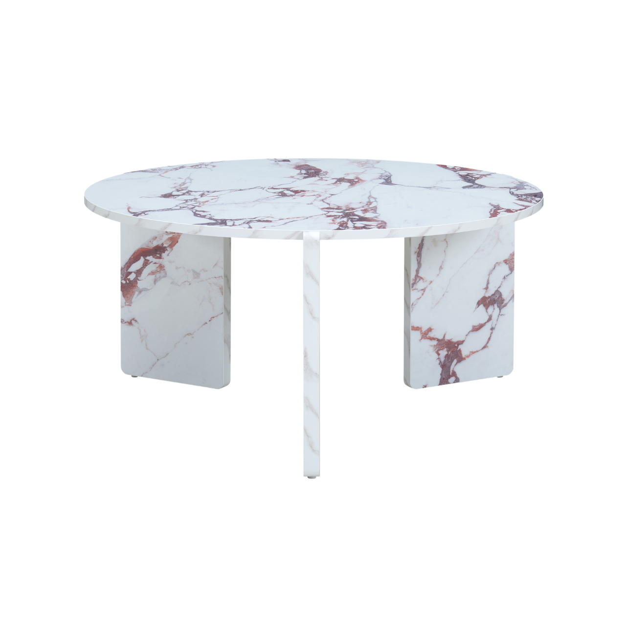 TWENTY10 DESIGNS Everyday Living Collection Halo Marble-Effect Coffee Table