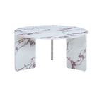 TWENTY10 DESIGNS Everyday Living Collection Halo Marble-Effect Coffee Table