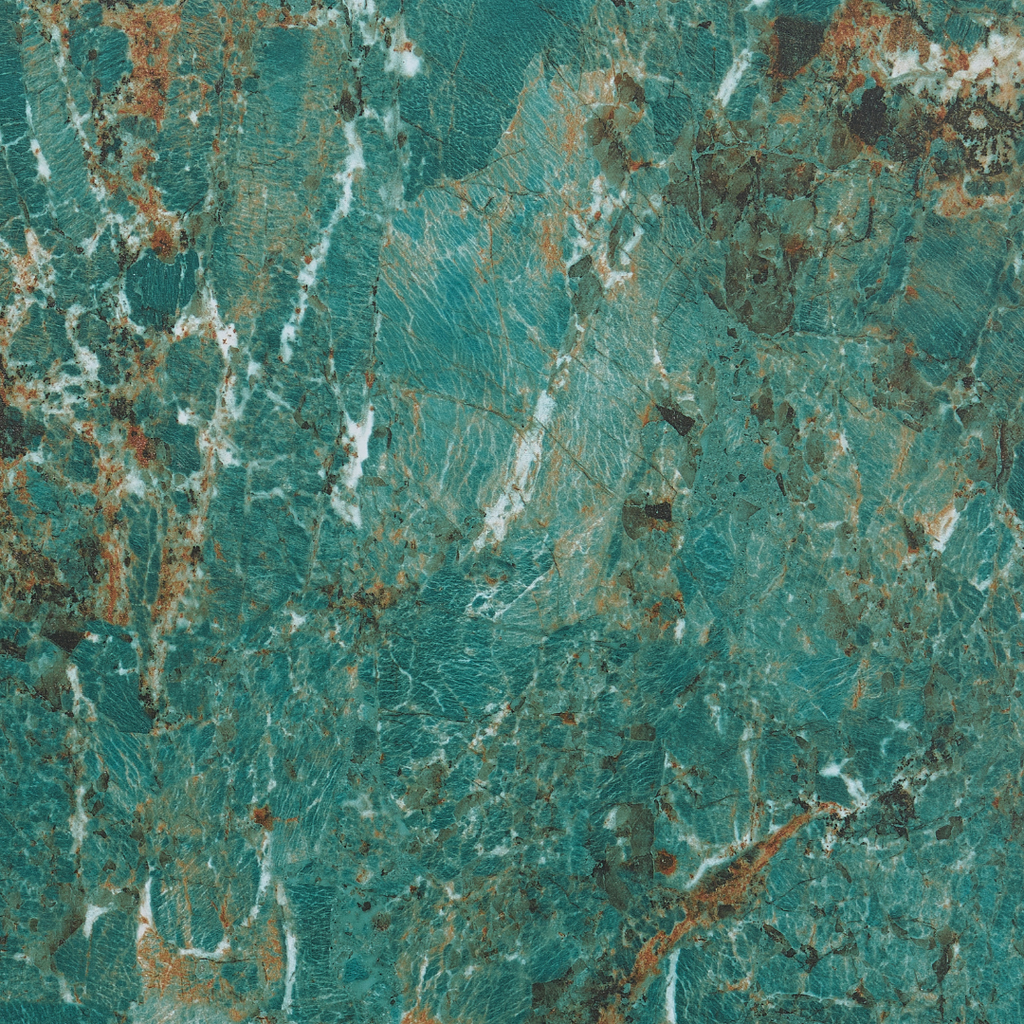 TWENTY10 DESIGNS Everyday Living Collection Halo Marble-Effect Coffee Table, Emerald Green