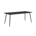 TWENTY10 DESIGNS Everyday Living Collection Horizon Large Dining Table in Black Woodgrain Finish