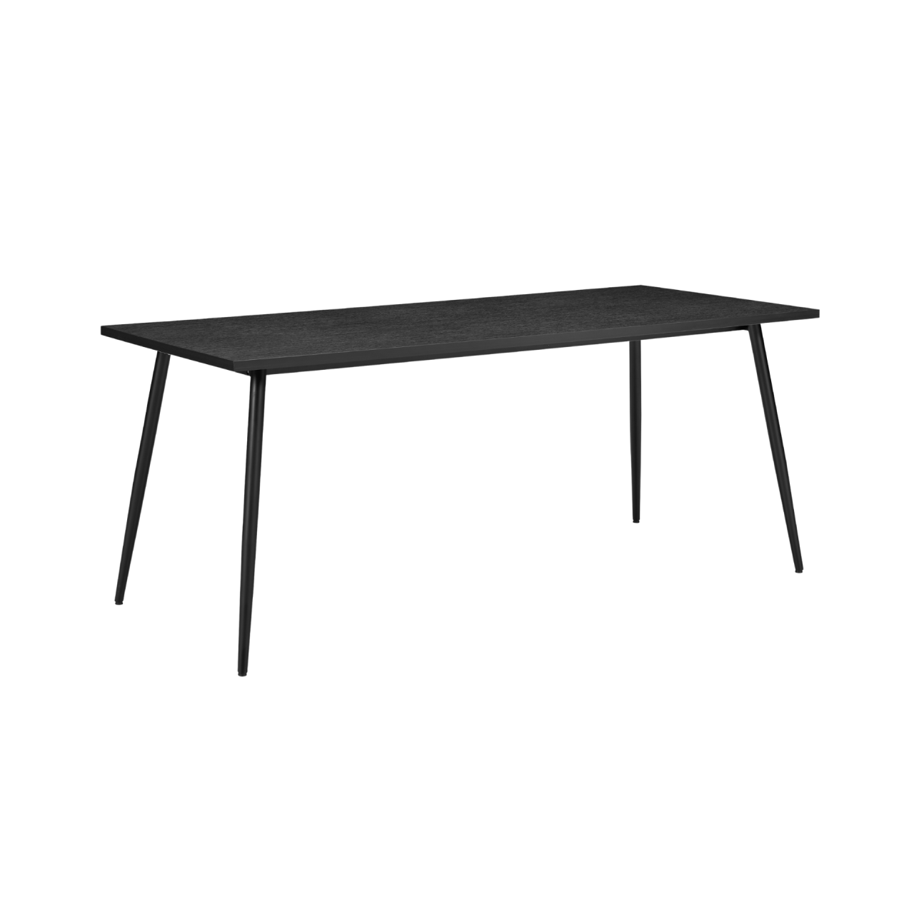 TWENTY10 DESIGNS Everyday Living Collection Horizon Large Dining Table in Black Woodgrain Finish