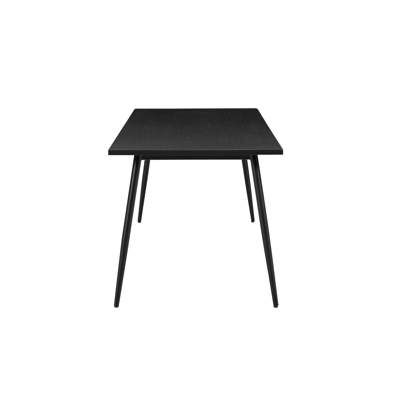 TWENTY10 DESIGNS Everyday Living Collection Horizon Large Dining Table in Black Woodgrain Finish