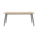 TWENTY10 DESIGNS Everyday Living Collection Horizon Large Dining Table in Oak Woodgrain Finish
