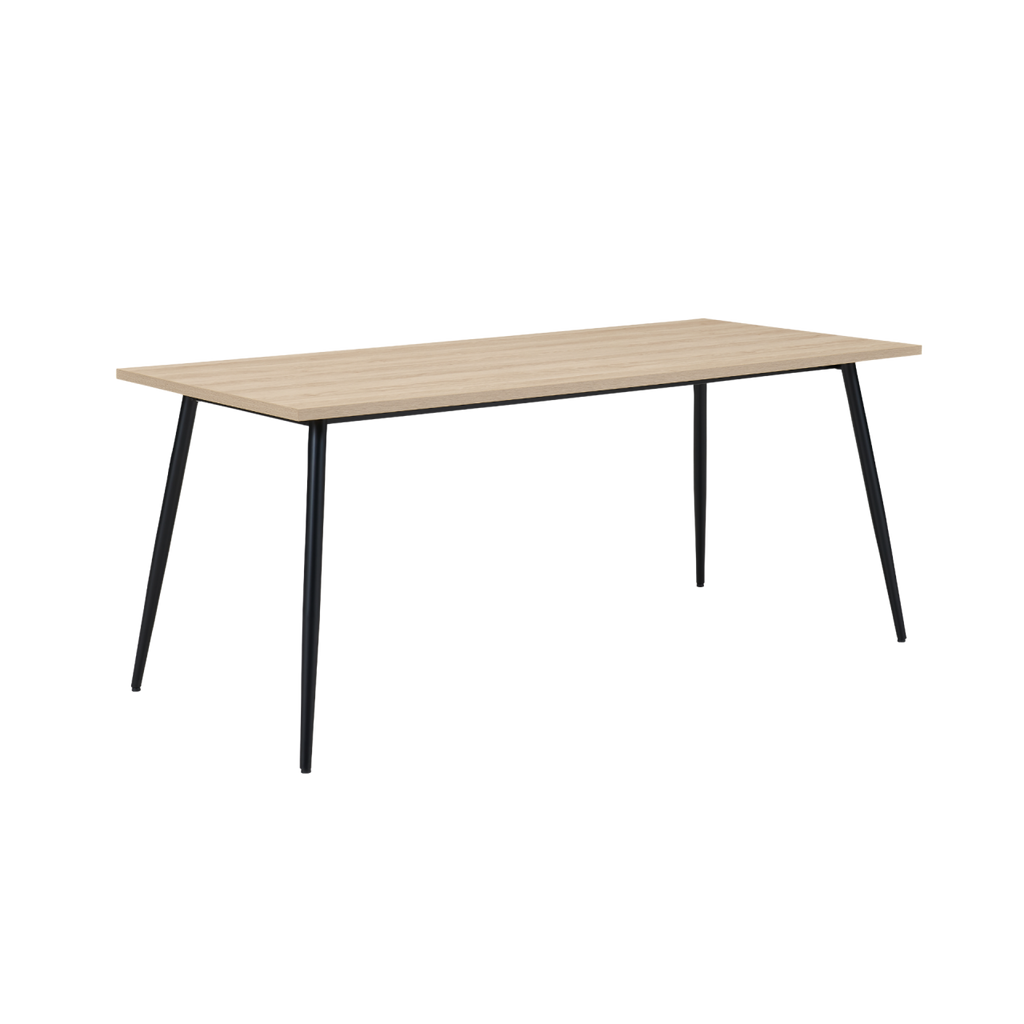 TWENTY10 DESIGNS Everyday Living Collection Horizon Large Dining Table in Oak Woodgrain Finish