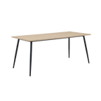 TWENTY10 DESIGNS Everyday Living Collection Horizon Large Dining Table in Oak Woodgrain Finish