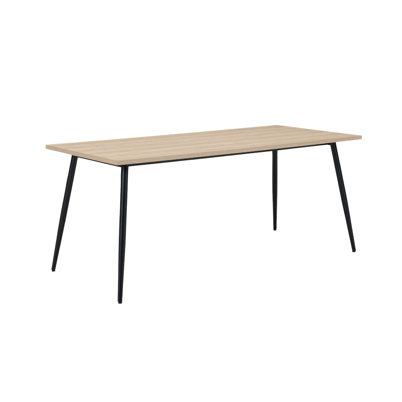TWENTY10 DESIGNS Everyday Living Collection Horizon Large Dining Table in Oak Woodgrain Finish