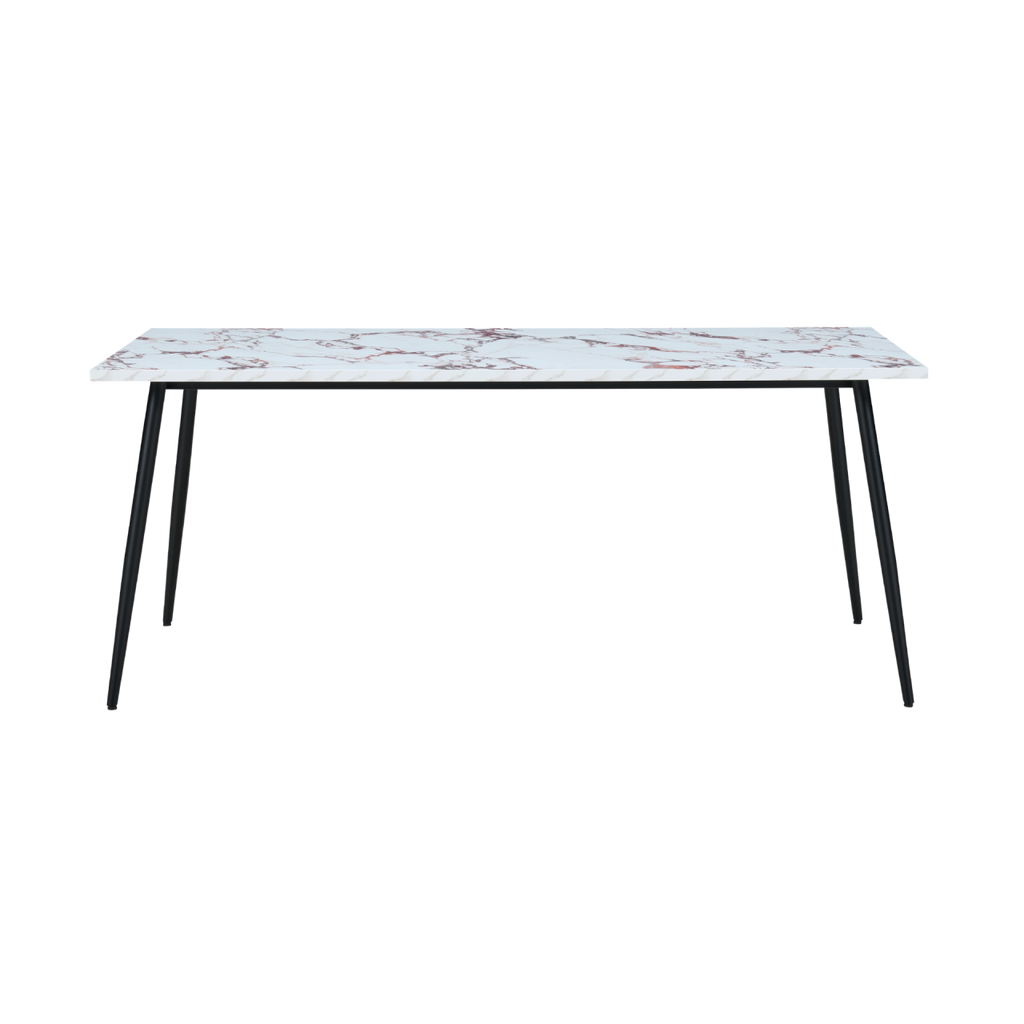 TWENTY10 DESIGNS Everyday Living Collection Horizon Large Dining Table in Violetta Marble Effect