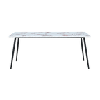 TWENTY10 DESIGNS Everyday Living Collection Horizon Large Dining Table in Violetta Marble Effect