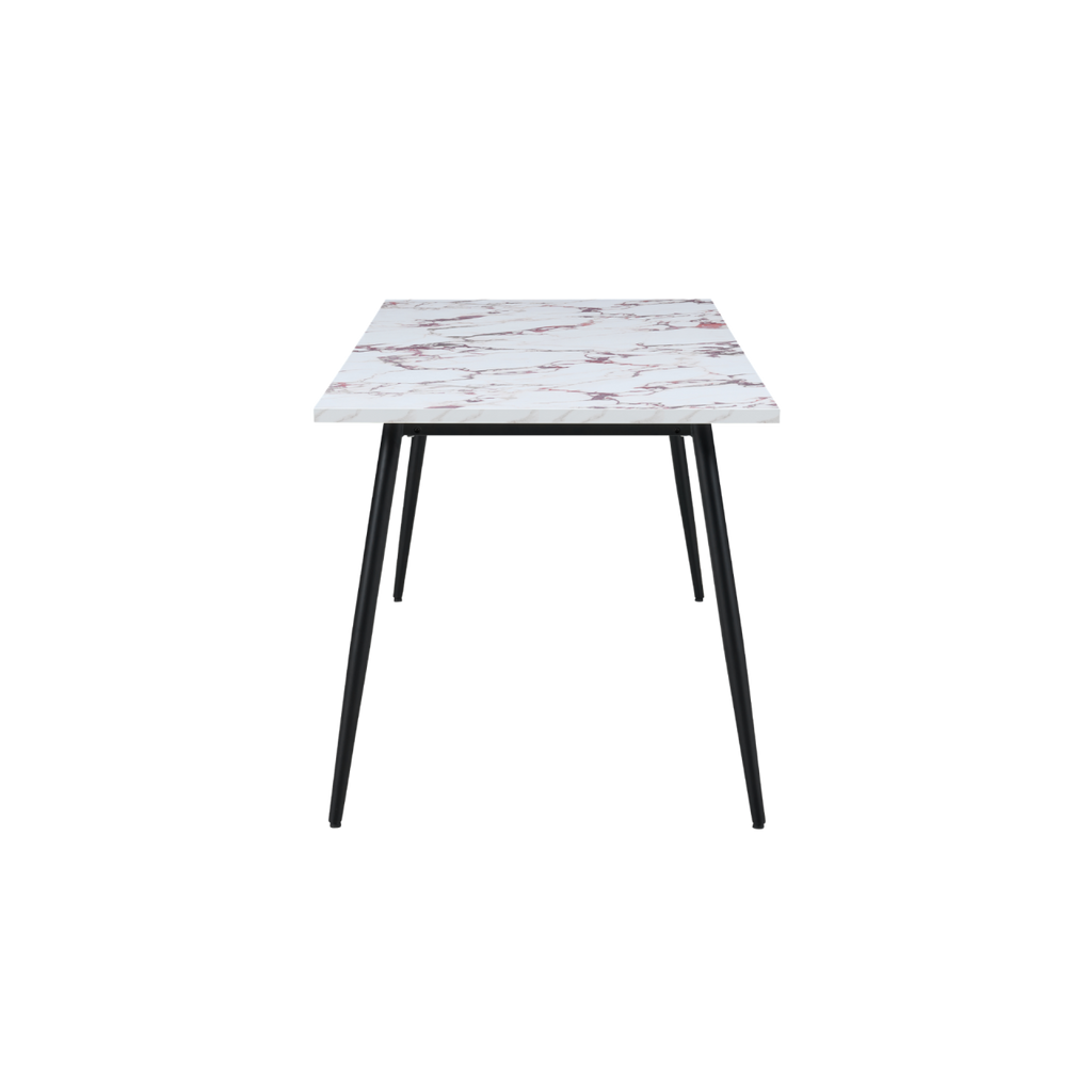 TWENTY10 DESIGNS Everyday Living Collection Horizon Large Dining Table in Violetta Marble Effect