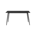 TWENTY10 DESIGNS Everyday Living Collection Horizon Medium Dining Table in Black Woodgrain Finish