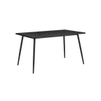 TWENTY10 DESIGNS Everyday Living Collection Horizon Medium Dining Table in Black Woodgrain Finish