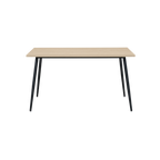 TWENTY10 DESIGNS Everyday Living Collection Horizon Medium Dining Table in Oak Woodgrain Finish