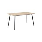 TWENTY10 DESIGNS Everyday Living Collection Horizon Medium Dining Table in Oak Woodgrain Finish