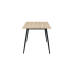 TWENTY10 DESIGNS Everyday Living Collection Horizon Medium Dining Table in Oak Woodgrain Finish