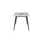 TWENTY10 DESIGNS Everyday Living Collection Horizon Medium Dining Table in Pandora Marble Effect Finish