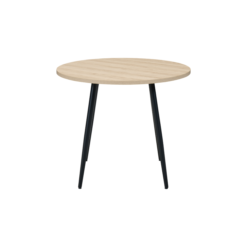 TWENTY10 DESIGNS Everyday Living Collection Horizon Round Dining Table, Light Oak Effect, Ø 90 cm