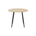 TWENTY10 DESIGNS Everyday Living Collection Horizon Round Dining Table, Light Oak Effect, Ø 90 cm