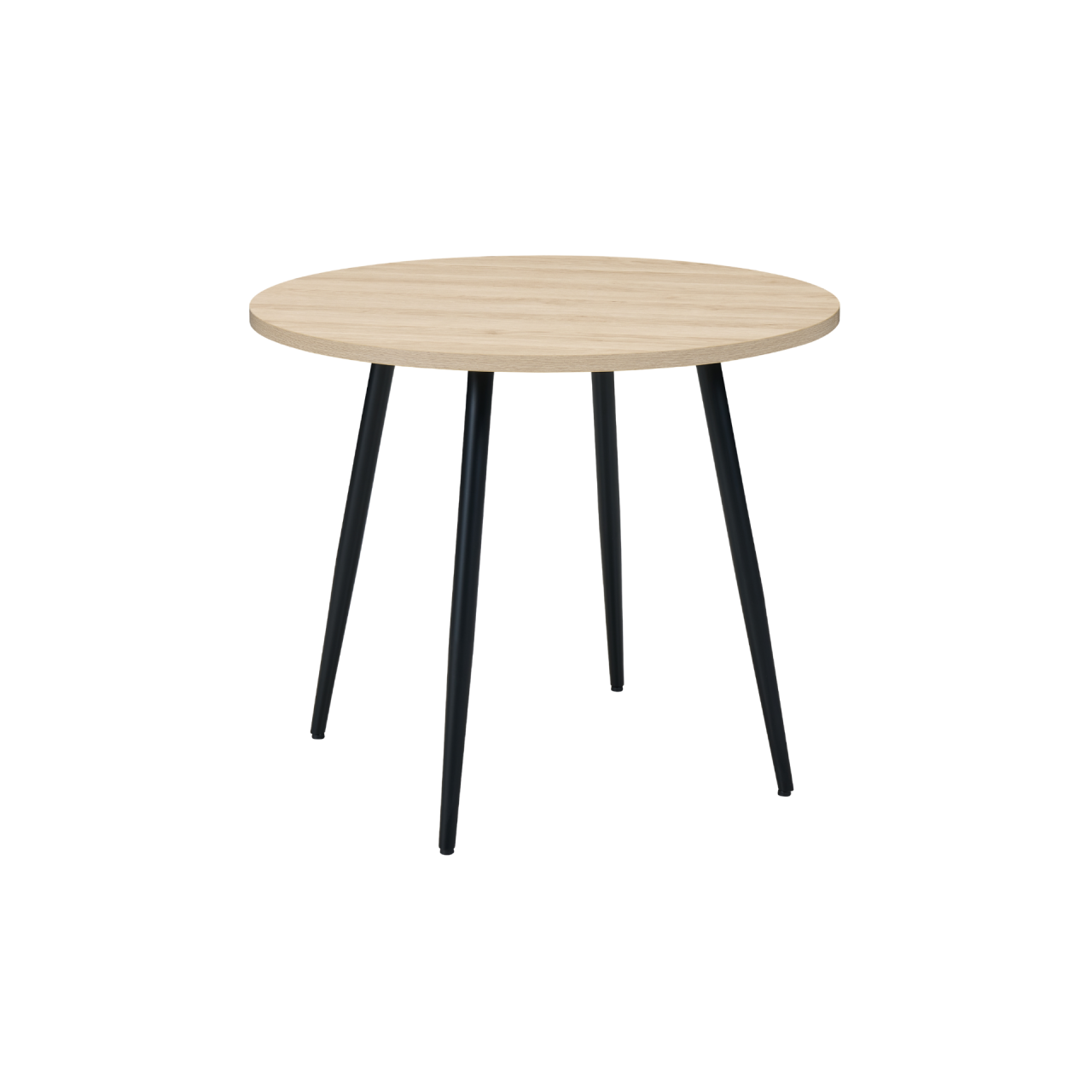 TWENTY10 DESIGNS Everyday Living Collection Horizon Round Dining Table, Light Oak Effect, Ø 90 cm