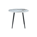 TWENTY10 DESIGNS Everyday Living Collection Horizon Round Dining Table, Pandora Marble Effect, Ø 90 cm