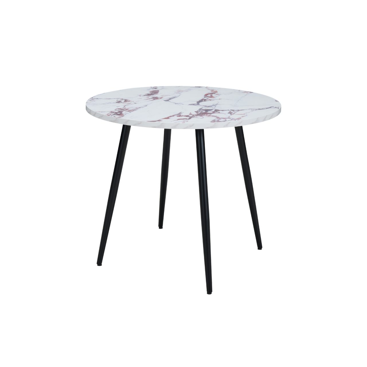 TWENTY10 DESIGNS Everyday Living Collection Horizon Round Dining Table, Violetta Marble Effect, Ø 90 cm