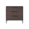 TWENTY10 DESIGNS Everyday Living Collection Luna 3-Drawer Chest of Drawers, Espresso Woodgrain Finish