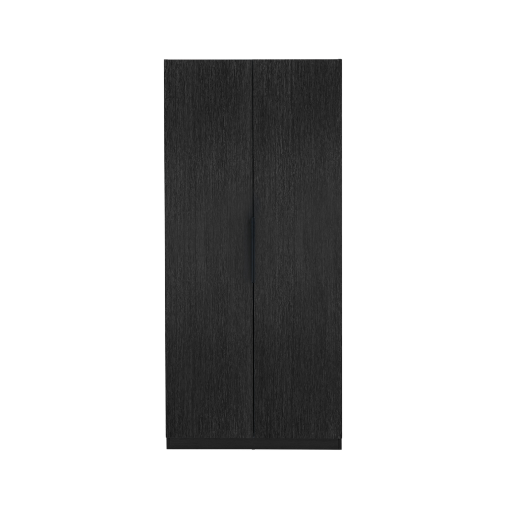 TWENTY10 DESIGNS Everyday Living Collection Luna Wardrobe, Black Woodgrain Finish