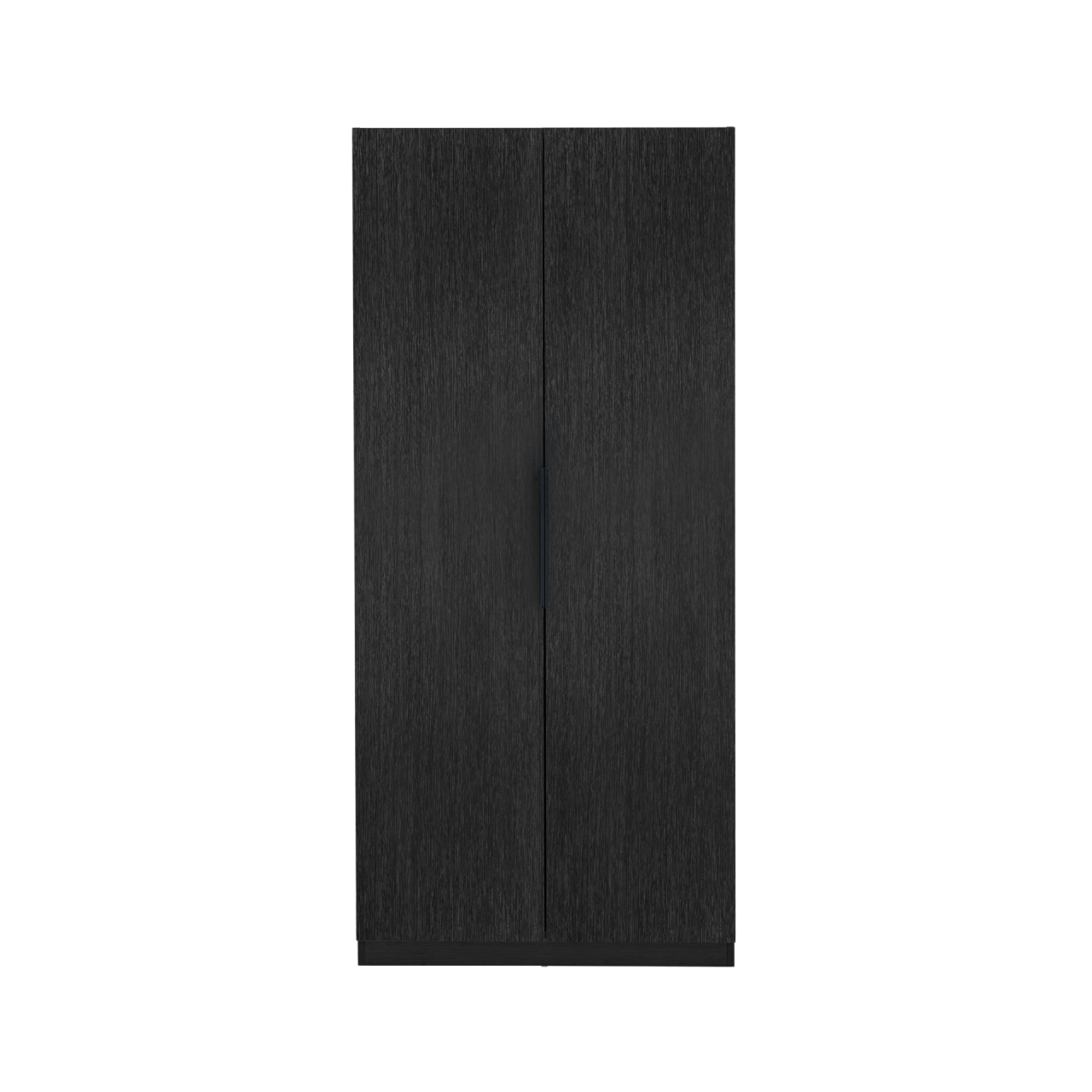 TWENTY10 DESIGNS Everyday Living Collection Luna Wardrobe, Black Woodgrain Finish