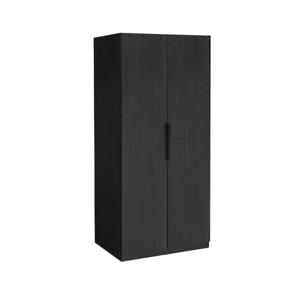 TWENTY10 DESIGNS Everyday Living Collection Luna Wardrobe, Black Woodgrain Finish