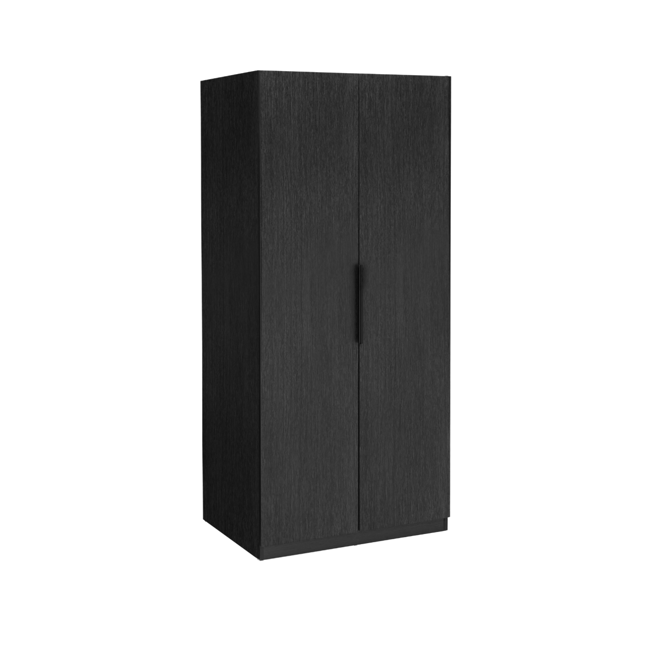 TWENTY10 DESIGNS Everyday Living Collection Luna Wardrobe, Black Woodgrain Finish
