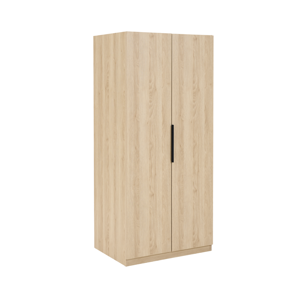 TWENTY10 DESIGNS Everyday Living Collection Luna Wardrobe, Oak Woodgrain Finish