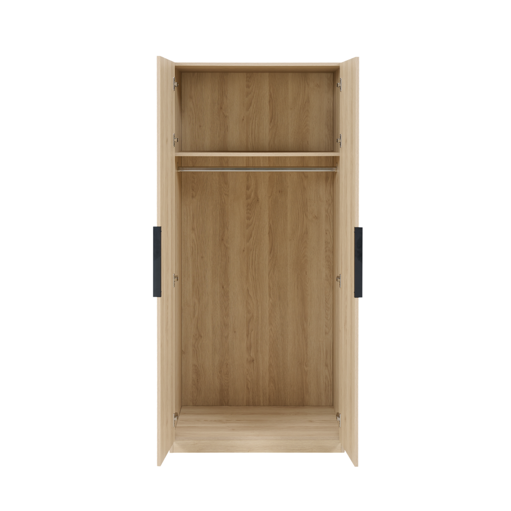 TWENTY10 DESIGNS Everyday Living Collection Luna Wardrobe, Oak Woodgrain Finish