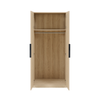 TWENTY10 DESIGNS Everyday Living Collection Luna Wardrobe, Oak Woodgrain Finish