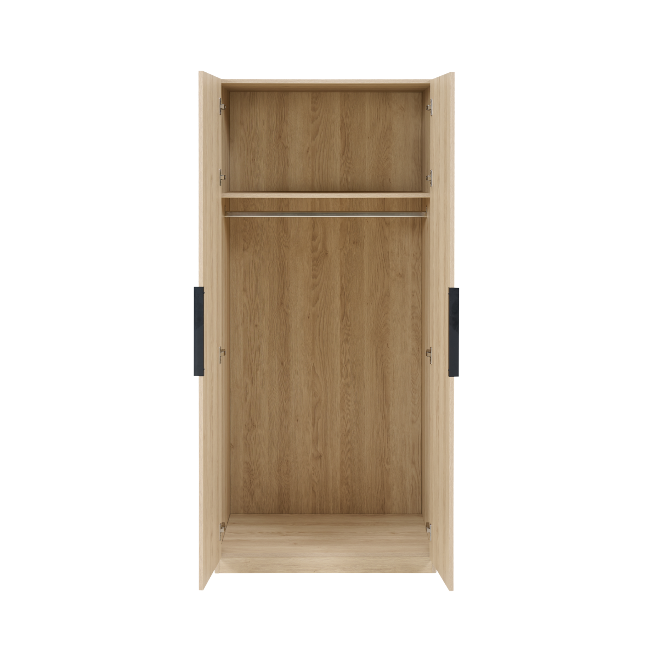 TWENTY10 DESIGNS Everyday Living Collection Luna Wardrobe, Oak Woodgrain Finish